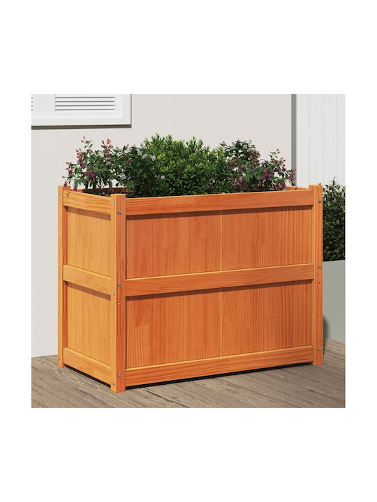 vidaXL Blumenkasten Hölzernes Brown 90x50x70cm.