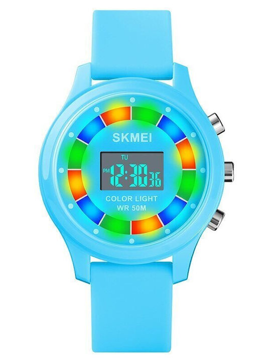 Skmei Παιδικό Ψηφιακό Ρολόι Light Blue