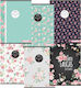 Street Heft Geregelt A4 Flowers 1Stück (Μiverse Designs)