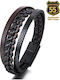Leather 55 Ανδρικό Βραχιόλι από Δέρμα