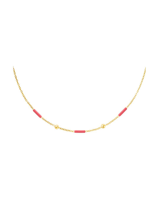 Necklace from Gold Plated Steel