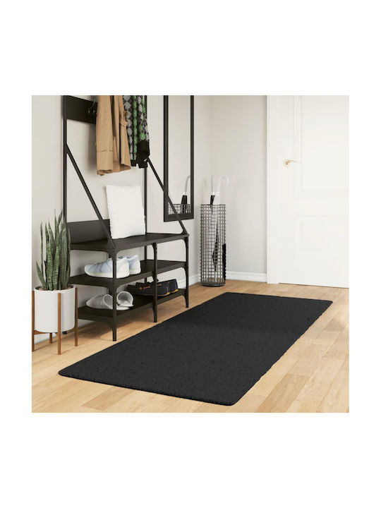 vidaXL Rug Rectangular Black