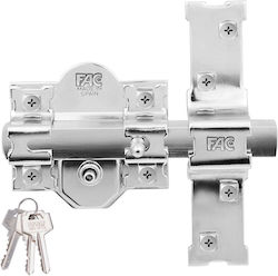 Fac Door Hook Padlock 50mm Silver