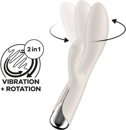 Satisfyer Spinning Rabbit 1 Vibrator Rabbit 20cm Beige