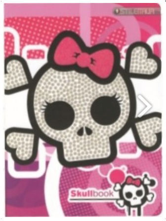 Blasetti Notebook Ruled A4 40 Sheets Skullbook 1pcs