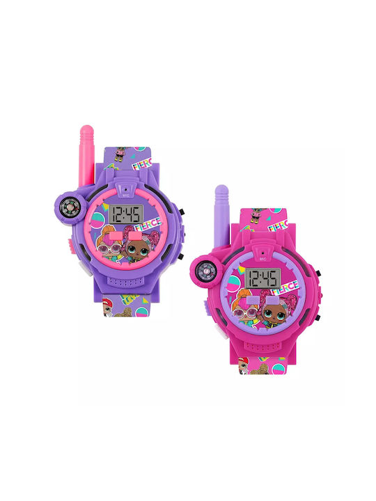 Disney Lol Surprise Kinderuhr mit Kautschuk/Plastik Armband Rosa