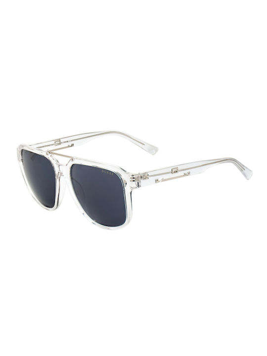 Guess Men's Sunglasses with Transparent Frame and Transparent Lens GF5078 26X