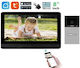 Joytimer Wireless Video Intercom Set Wi-Fi Black
