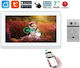 Joytimer Wireless Video Intercom Set Wi-Fi White