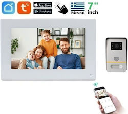 Joytimer Wireless Video Intercom Set Wi-Fi White