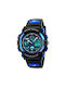 Skmei Kids Digital Watch Dual Shock with Rubber/Plastic Strap Blue