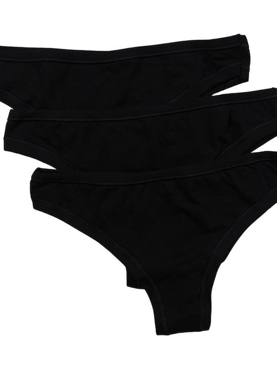 Confezioni Biemme SNC Brazil 3Pack Μαύρα