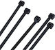 Invictus Plastic Cable Ties 370mm x 5mm in Black Colour (100 pcs) (22.03.0098)