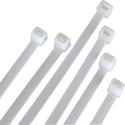 Invictus Plastik Kabelbinder 450mmx5mm in Weiß Farbe (100 Stück) 22.03.0114
