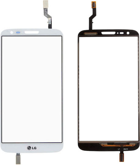 Мобилни телефони с докосваеми панели за LG D802 G2 (Бял)
