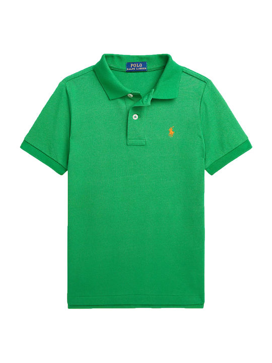 Ralph Lauren Kinderpolo Kurzarm Grün