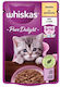 Whiskas Whiskas Pure Delight Junior Υγρή Τροφή Για Γατάκια Κοτόπουλο Σε Ζελέ 85gr