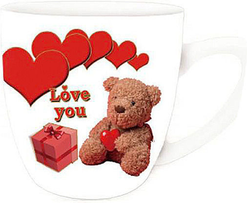 My Home Luxury Love You Κούπα Κεραμική Λευκή