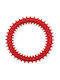 Pet Nova Pet Nova Dental Ring Toy for Puppy made of Rubber with Sound Large Red 1pcs