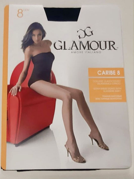 Glamour Women's Pantyhose 8 Den Corallo
