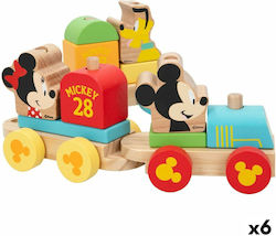 Disney Formsortierspielzeug Τρένο Disney (6 Pack) aus Holz für 18++ Monate