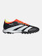 Adidas Predator 24 League TF Χαμηλά Ποδοσφαιρικά Παπούτσια με Σχάρα Core Black / Cloud White / Solar Red