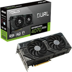 Asus GeForce RTX 4070 Super 12GB GDDR6X Dual Κάρτα Γραφικών