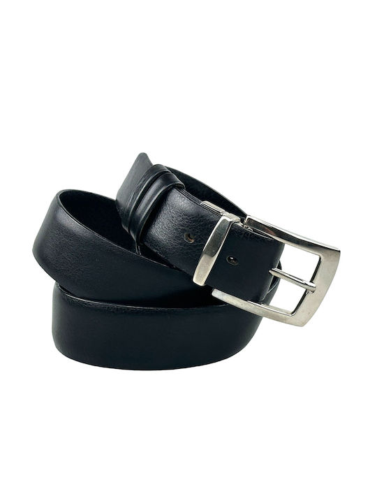 Men's Leather Double Sided Belt Black