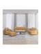 Σετ Σαλονιού 3-Sitzer & 2-Sitzer & Sessel & Hocker