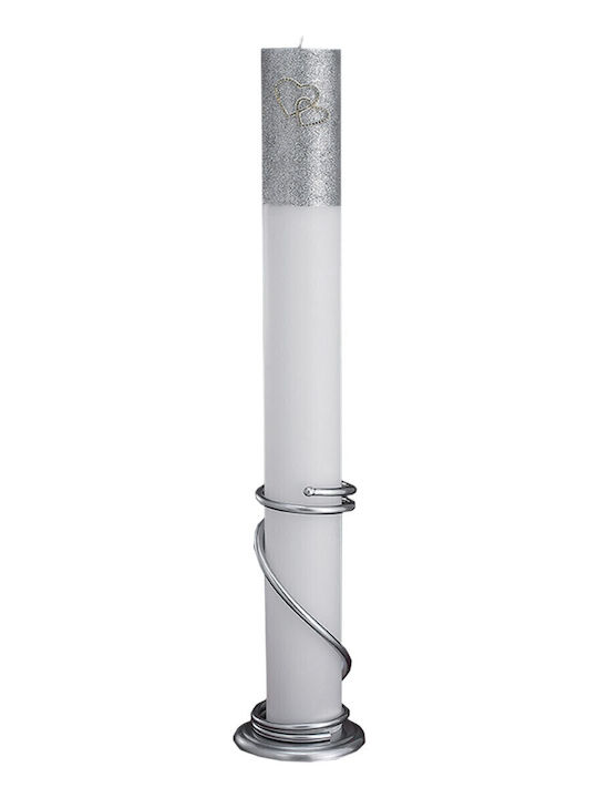 Novaker Wedding Tapered Lamp With Base White 2pcs