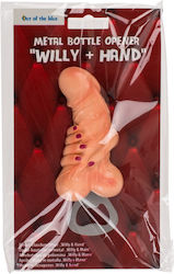 International Flaschenöffner Willy + Hand Lustiges Sexy Geschenk