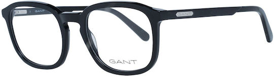 Gant Männer Acetat Brillengestelle mit Rezept Schwarz GA3261 001