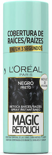 L'Oreal Paris Προσωρινή Βαφή Μαλλιών σε Spray Μαύρο 75ml