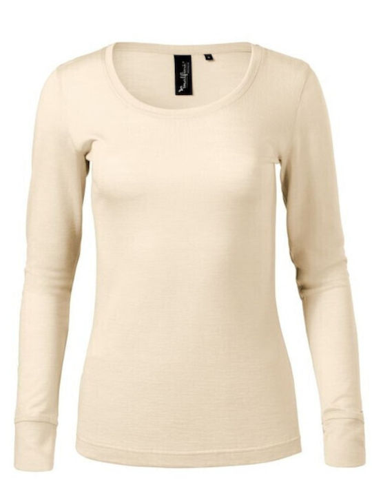 Malfini Women's Short Sleeve Promotional T-Shirt Beige
