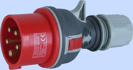 Elektromet Αρσενική Πρίζα Βιομηχανικού Τύπου 922070