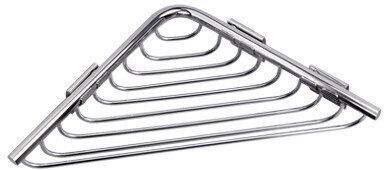 Kapitan An der Wand montiert Badezimmerregal Metallisch 15x15x3cm Gray