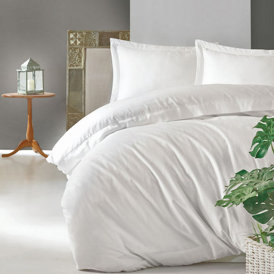 Mijolnir Premium Elegant Σετ Διπλή 200x220cm Λευκή Mijolnir Premium Elegant Σετ Διπλή 200x220cm Λευκή