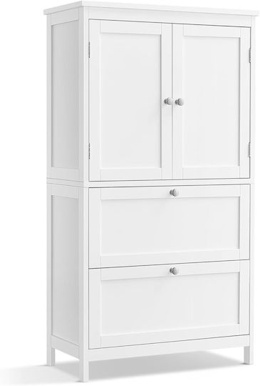 Vasagle Bathroom Cabinet L60xW30xH110cm White