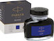 Parker Ανταλλακτικό Μελάνι για Στυλό Μπλε 75ml