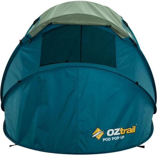 OZtrail Summer Camping Tent Pop Up Green for 2 People 120x230x95cm
