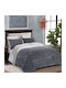 Isadore Lorraine Duvet Cover Queen 220x240cm Gray 450 GSMGsm