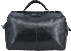 Δερμάτινα 100 Leather Sack Voyage Black 48x31cm