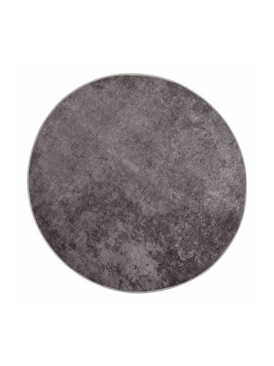 vidaXL Rug Round Gray