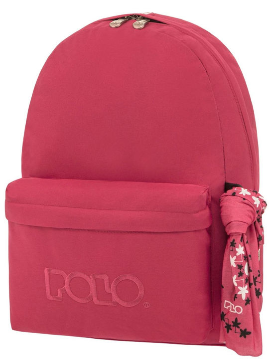 Polo Original School Bag Backpack Junior High-High School in Pink color 23lt 2022