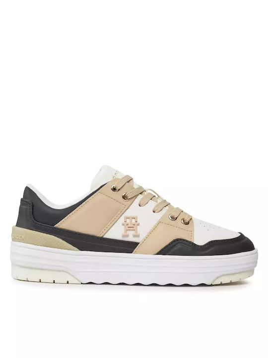 Tommy Hilfiger Дамски Плоски Маратонки White Clay