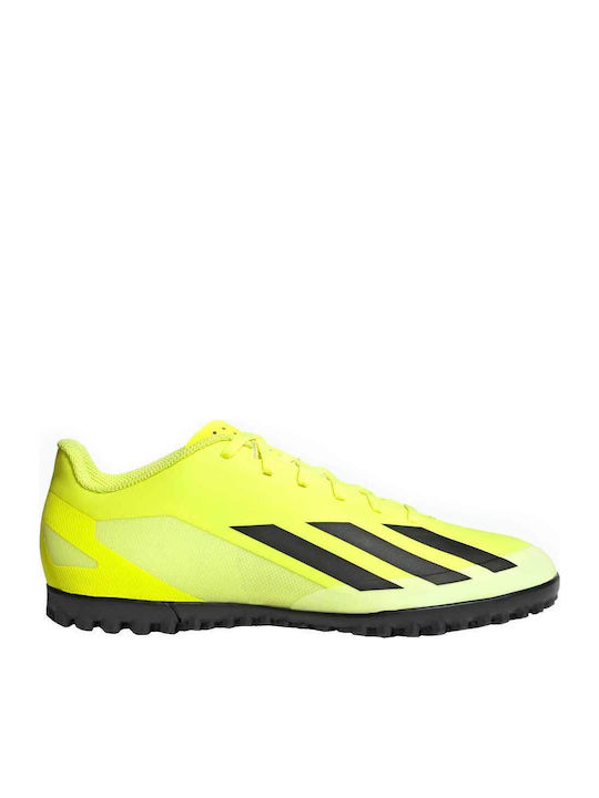 adidas X Crazyfast Club Football Shoes with Molded Cleats Yellow