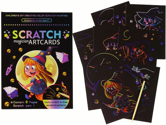 Lean Toys Ζωγραφική Scratch Book για Παιδιά 3+ Ετών