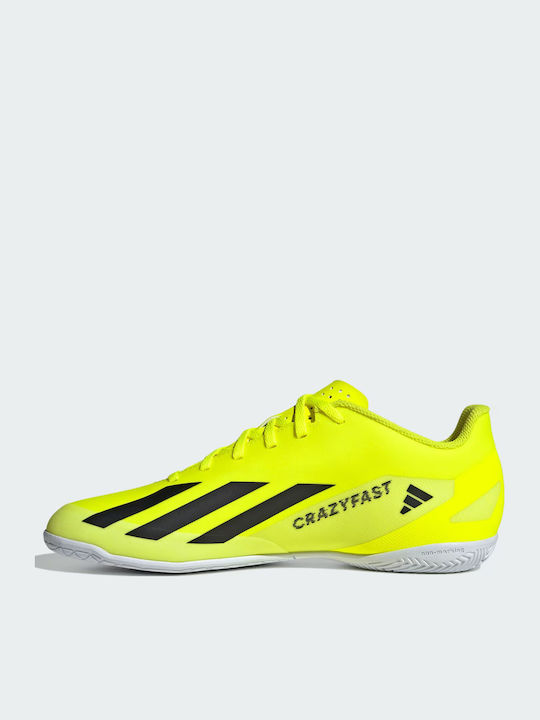 adidas X Crazyfast Club Ποδοσφαιρικά Παπούτσια Σάλας IN Κίτρινα