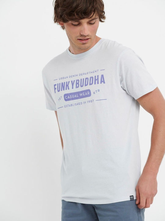 Funky Buddha Herren Kurzarmshirt Gray