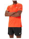 ASICS Ss Top Men's Short Sleeve Blouse Orange